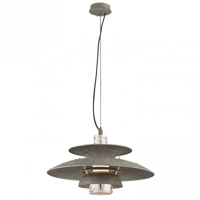Aviation Gray One-Light LED Fifteen-Inch Pendant