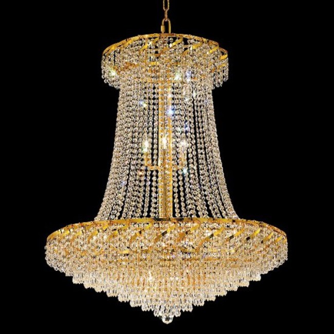 Gold plated 22 Light crystal Chandelier
