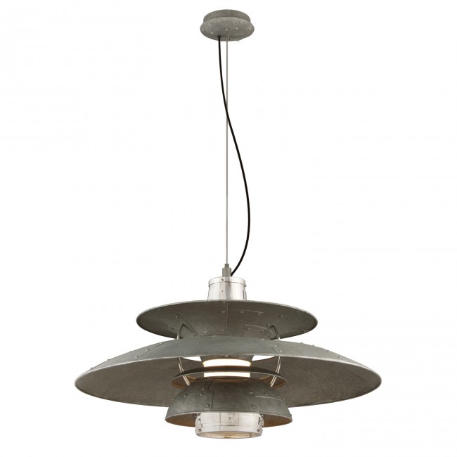 Aviation Gray One-Light Twenty-Three-Inch LED Pendant