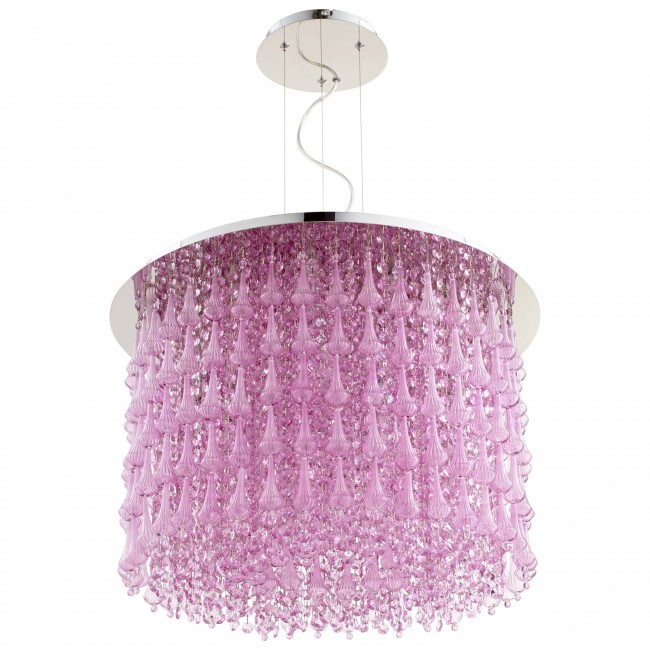 Purple 10-Light Pendant