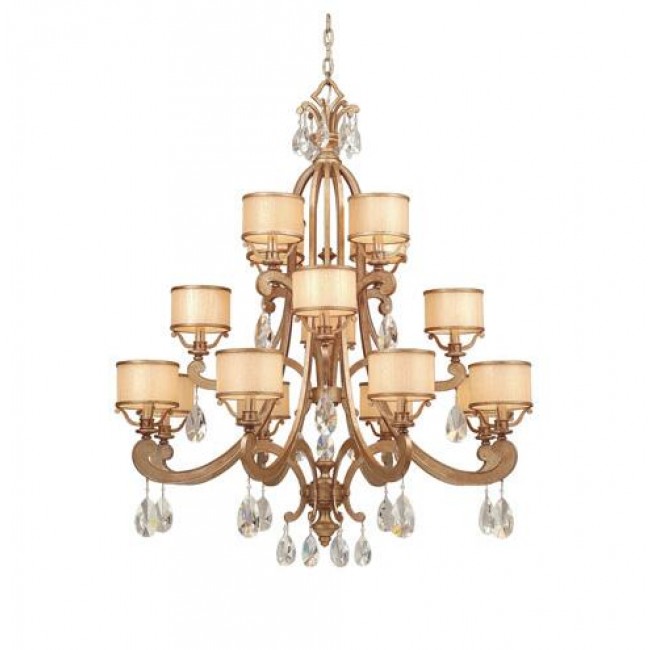 Silver 16-Light Chandelier
