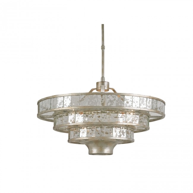 Silver Granello 24-Inch Three-Light Pendant