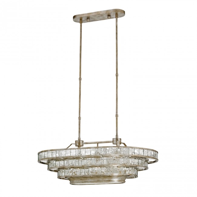 Silver Granello 36-Inch Three-Light Pendant