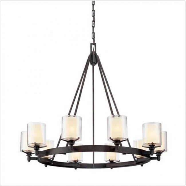 Ten-Light Chandelier