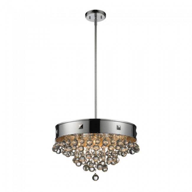 Chrome Four-Light Pendant