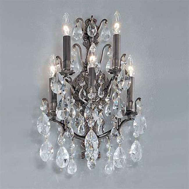 5 Light Garden Versailles Wall Sconce 