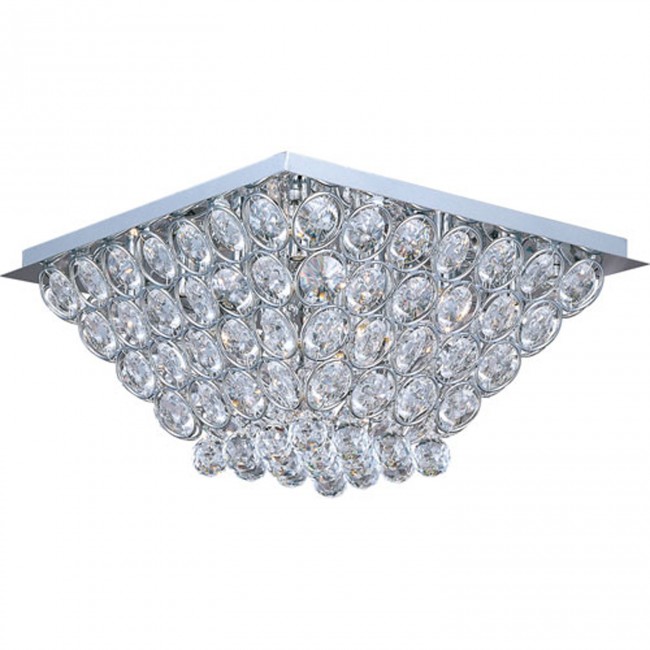 ET2 Brilliant Polished Chrome Sixteen-Light Flush Mount