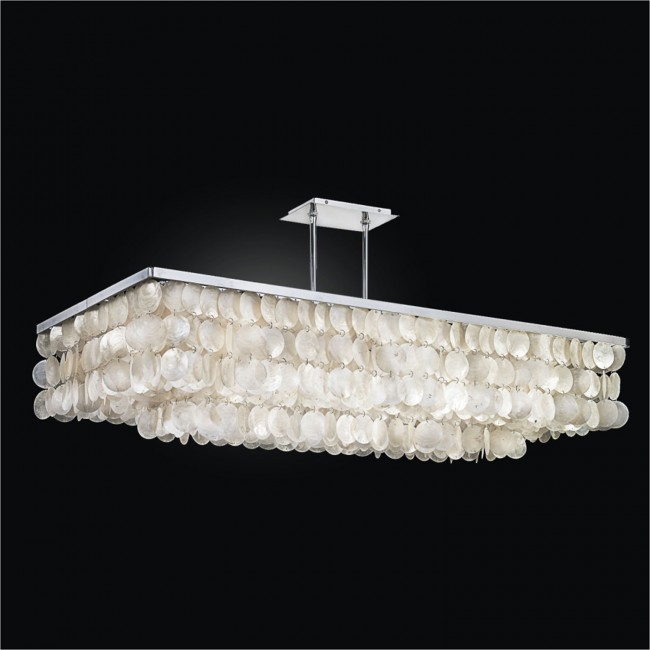 Bay Breeze Chrome 45-Inch Island Pendant