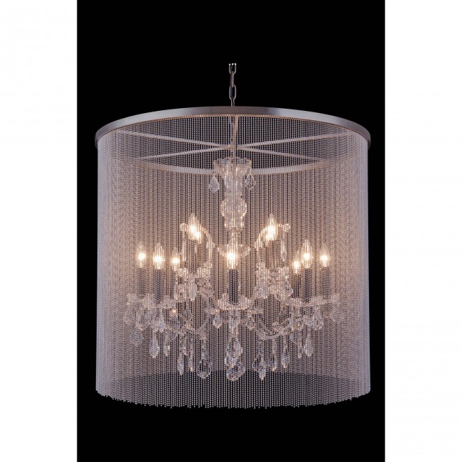 Brooklyn Mocha Brown Thirty-One-Inch Pendant