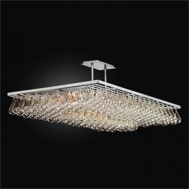 Genesis Chrome 52-Inch Island Pendant