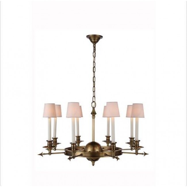 Burnished Brass Chandelier