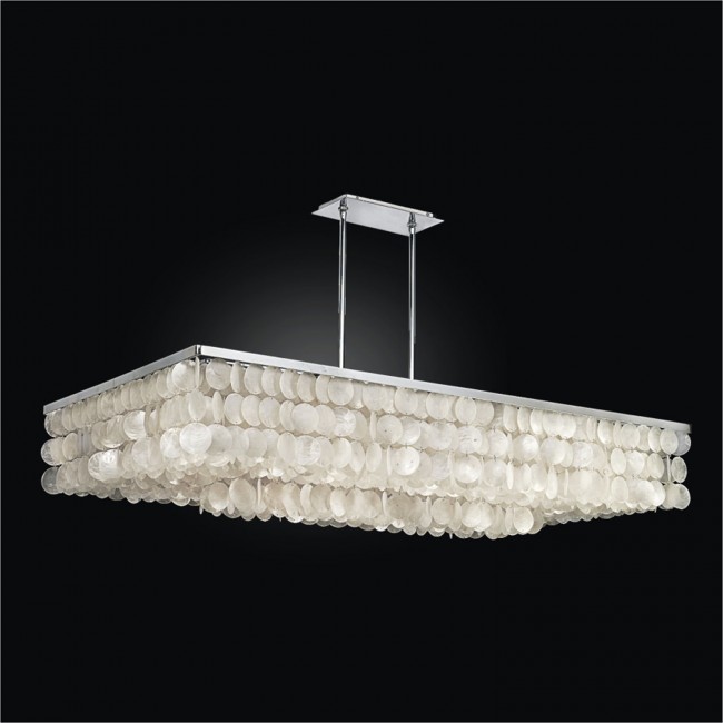 Bay Breeze Chrome 52-Inch Island Pendant