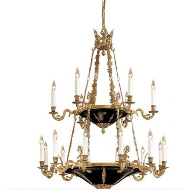  Eighteen-Light Chandelier