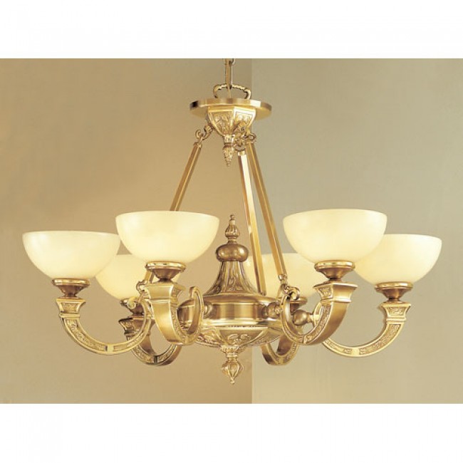  Mallorca Antique Bronze Six-Light Chandelier