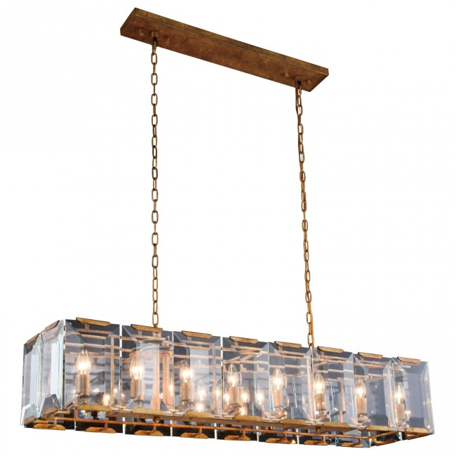 Monaco Golden Iron 16-Light Pendant