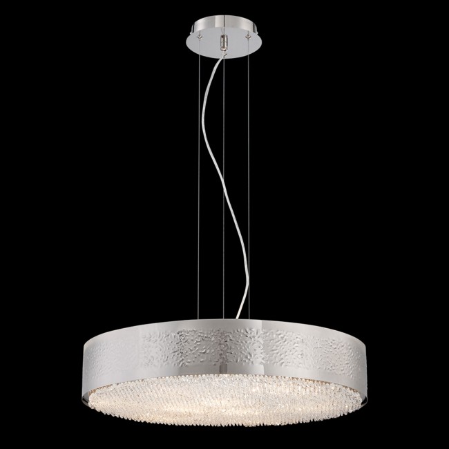 Cara Satin Nickel Nine-Light Pendant