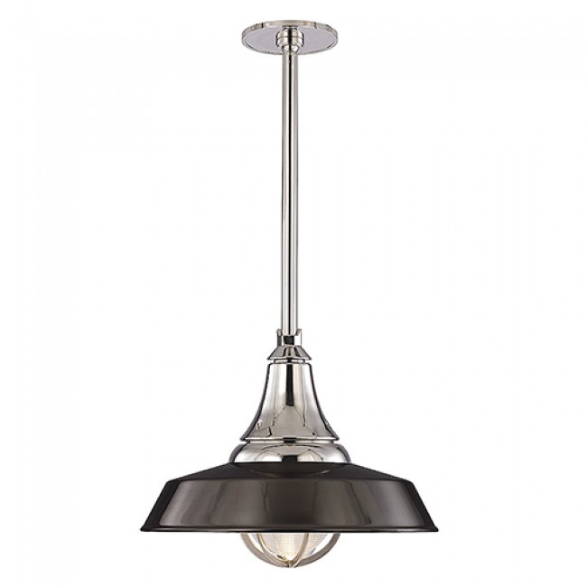 Black Polished Nickel LED 12-Light Pendant