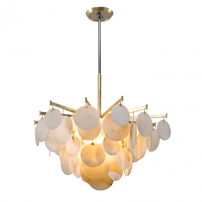 Gold Leaf 40-Inch LED One-Light Chandelier