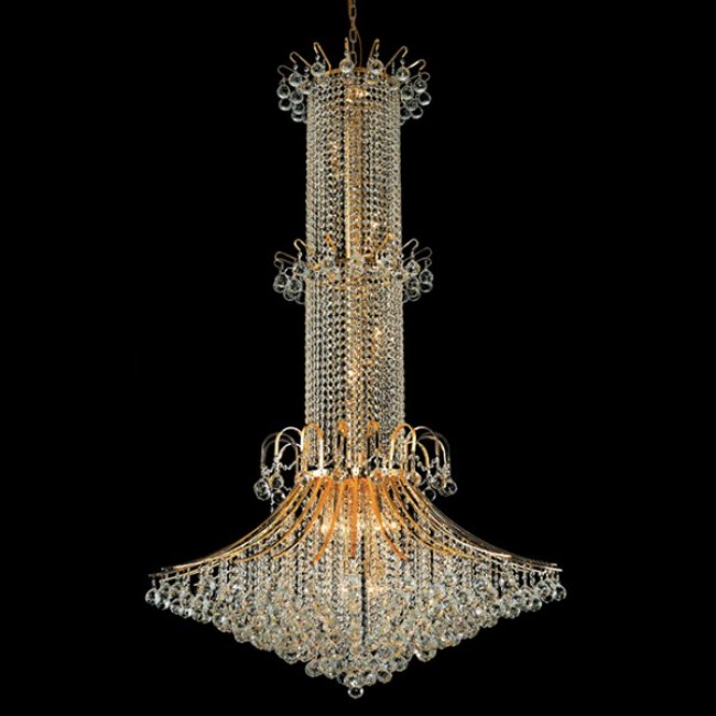 Gold plated 20 Light crystal Chandelier