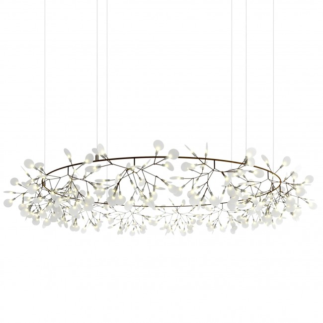 Moooi Heracleum Big O Round Chandelier (Copper&Nickel 83x14)