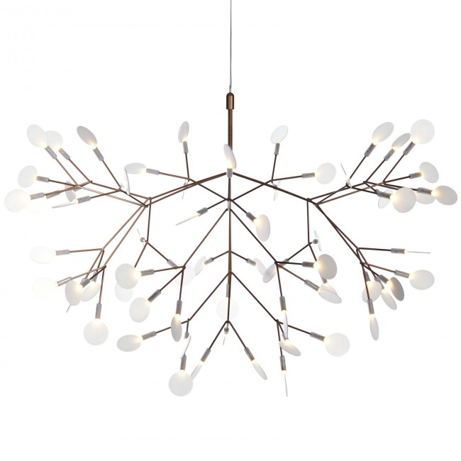 Moooi Dining room Postmodern Art Chandelier Heracleum II (Copper&Nickel Small)