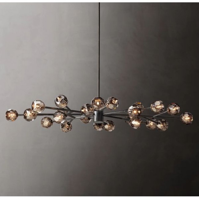 Postmodern design style chandeliers  Black