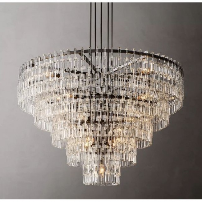 Postmodern design style chandeliers  Black