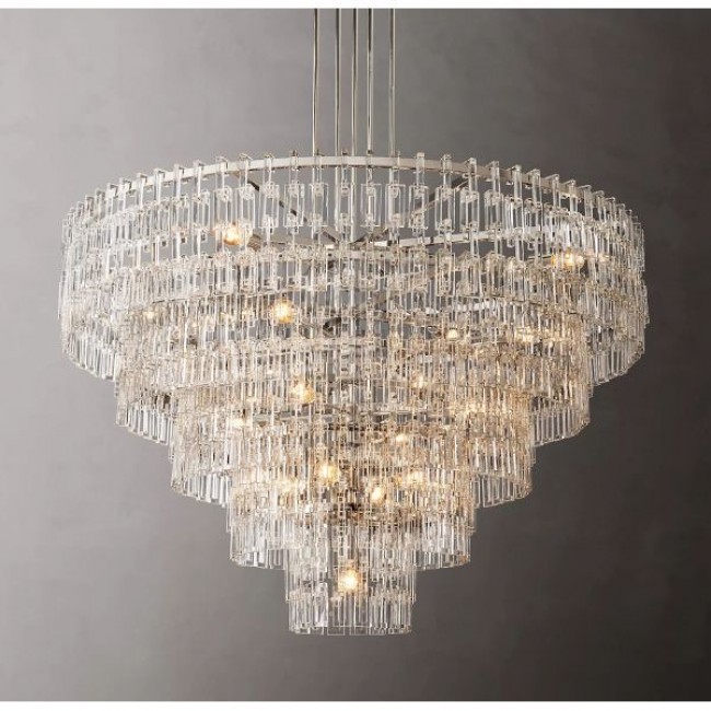 Postmodern design style chandeliers   Chrome