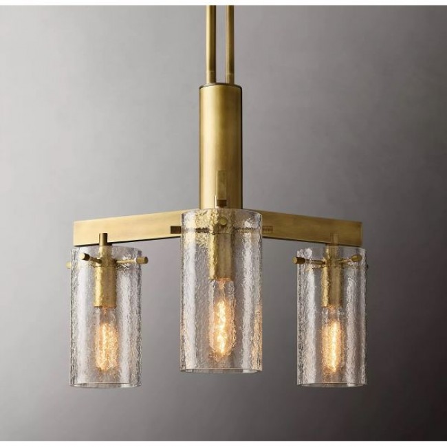 Postmodern design style chandeliers  Brass