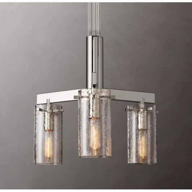 Postmodern design style chandeliers   Chrome