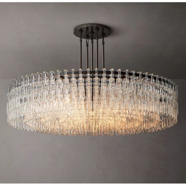 Postmodern design style chandeliers  Black