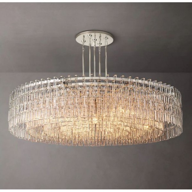 Postmodern design style chandeliers   Chrome