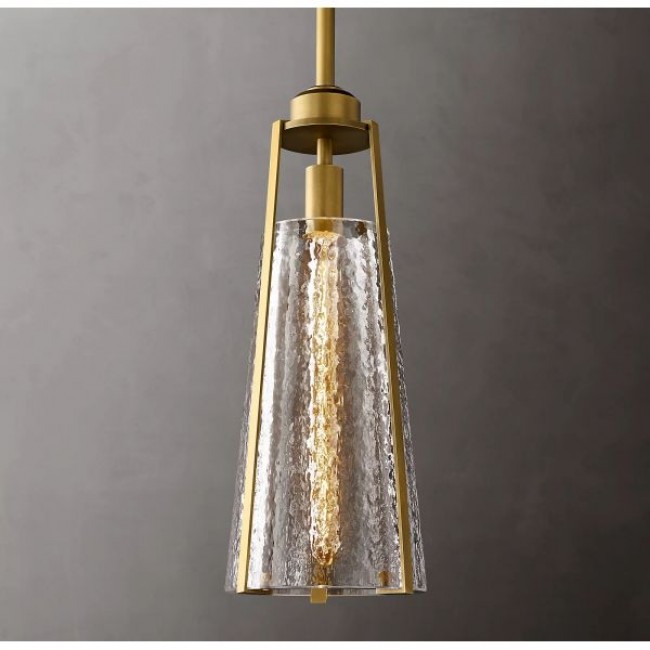 Postmodern design style chandeliers  Brass
