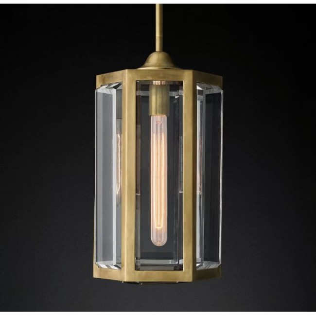 Postmodern design style chandeliers  Brass