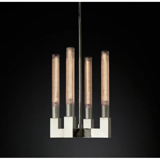 Postmodern design style chandeliers   Chrome