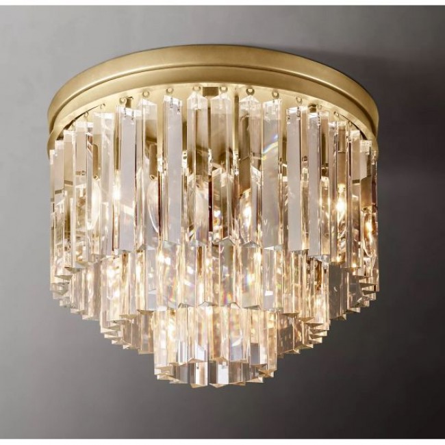 Postmodern design style chandeliers  Brass