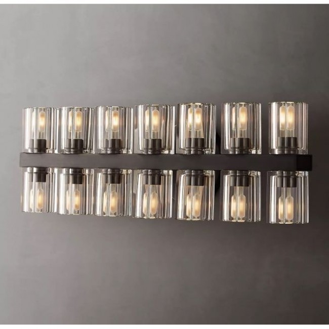 Postmodern design style wall lighting Black