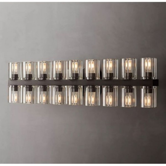 Postmodern design style wall lighting Black