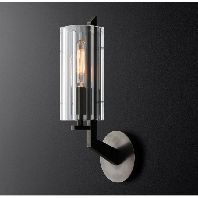 Postmodern design style wall lighting Black