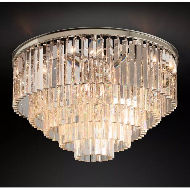 Postmodern design style chandeliers   Chrome