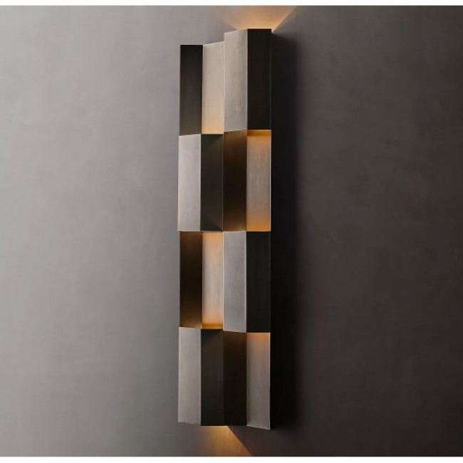 Postmodern design style wall lighting Black