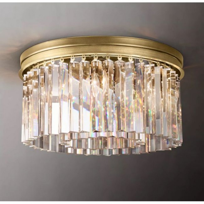 Postmodern design style chandeliers  Brass