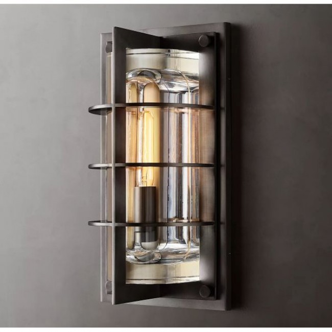 Postmodern design style wall lighting Black