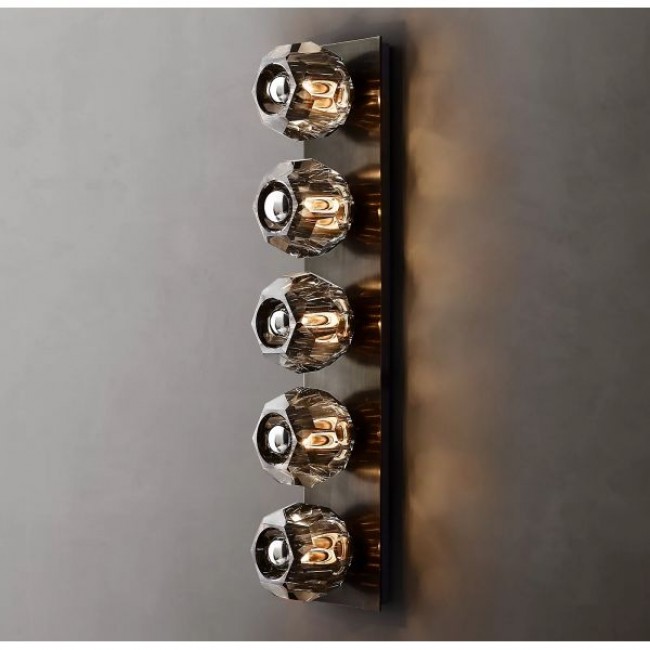 Postmodern design style wall lighting Black