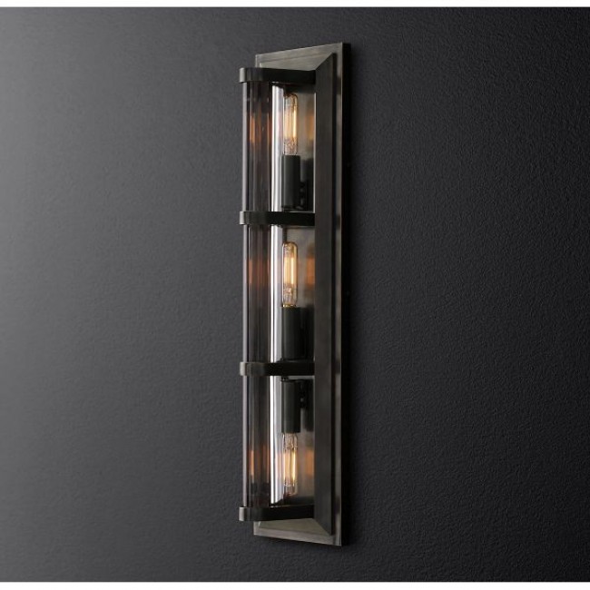Postmodern design style wall lighting Black