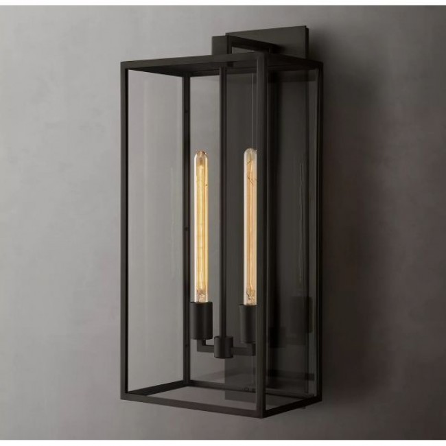 Postmodern design style wall lighting Black