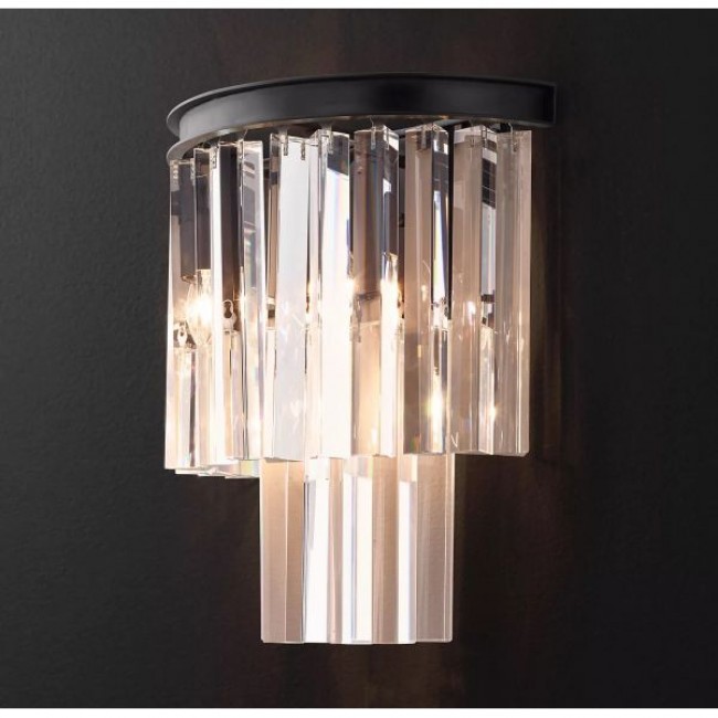 Postmodern design style wall lighting Black