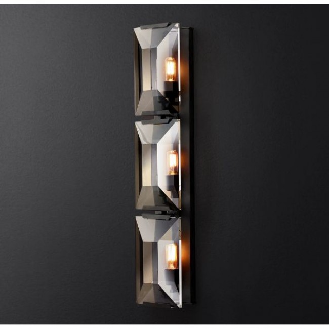 Postmodern design style wall lighting Black