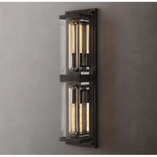 Postmodern design style wall lighting Black