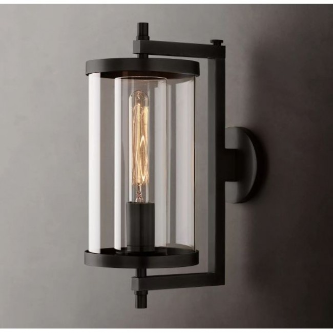 Postmodern design style wall lighting Black